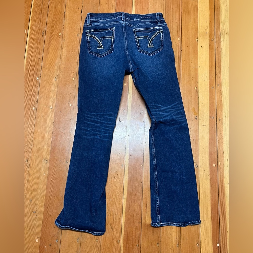 Vigoss -  Boot Cut Jeans - Size 8 - Dark Blue -